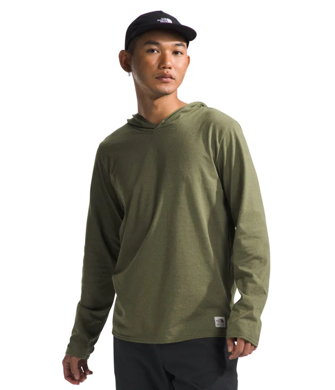 Practical Clothing The North Face NF0A86W3 Ms L/S Heritage Patch Hoodie Tee