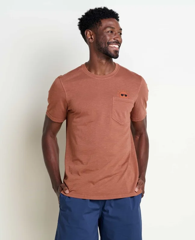 Travel Wardrobe Toad & Co T2002400 Ms Primo Short Sleeve Crew Embroidered