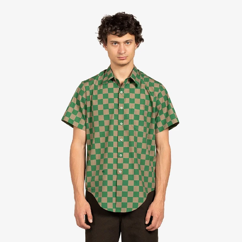 Urban Gear Unisex Printed Short Sleeve Shirt Green