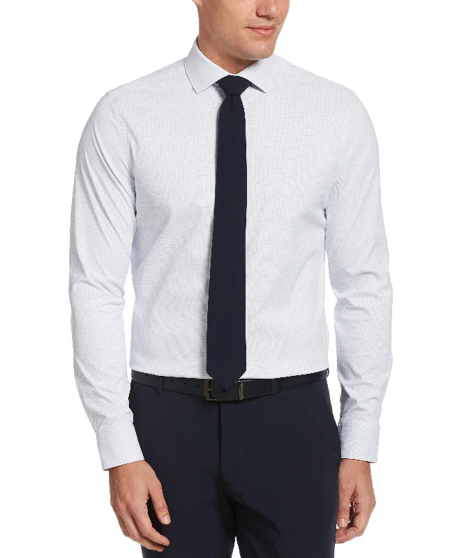 Daily Looks Slim Fit Non-Iron Check Tech Dress Shirt